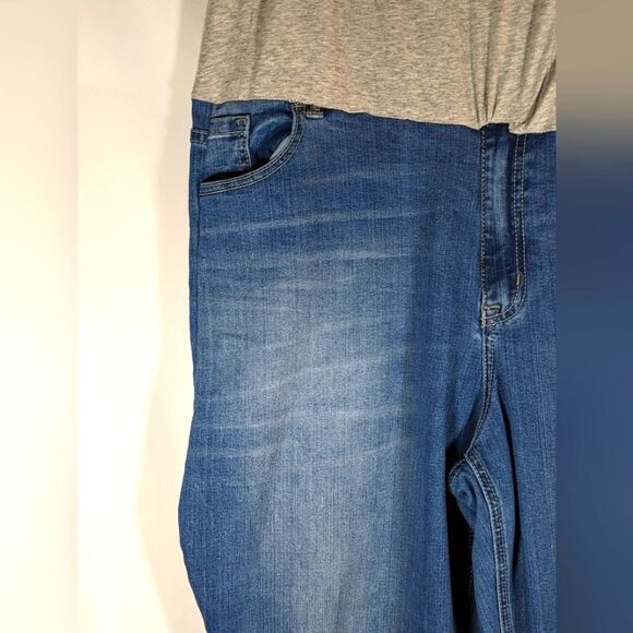 SLEEP by Cacique/Lane Bryant Over the Belly Jeans Wide Leg Size 22/24 - Picture 6 of 8